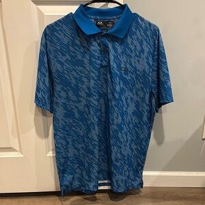Oakley Men's Blue Polo Shirt